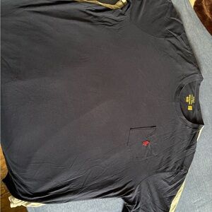 Polo by Ralph Lauren Navy Tee with Red Emblem